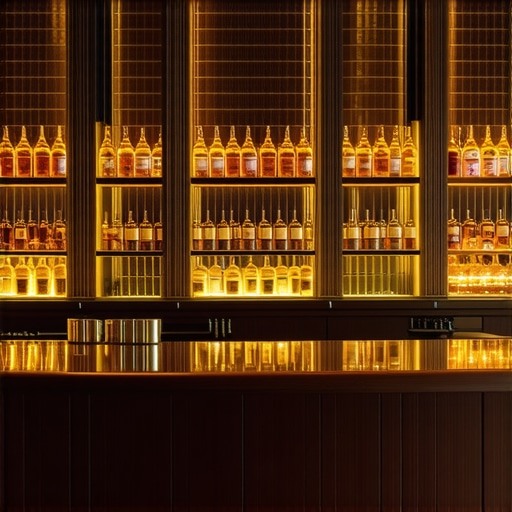 The best way to light a dark mahogany bar for evening photos