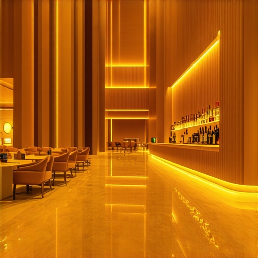 The logic of placing the bar as far from the entrance as possible