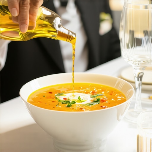 The logic of serving soup at a high-end corporate gala