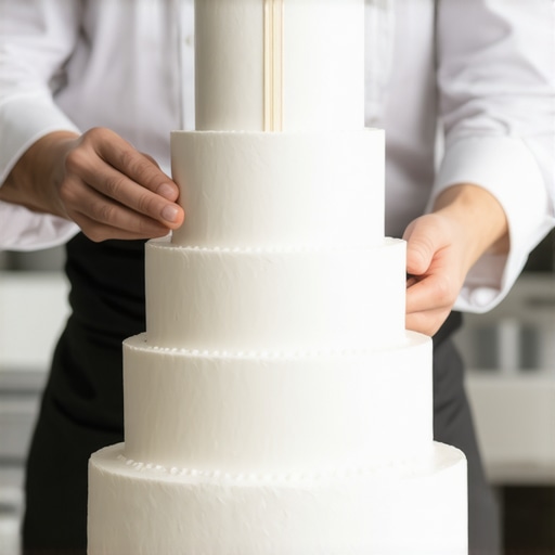 The move that ensures your wedding cake doesn't lean