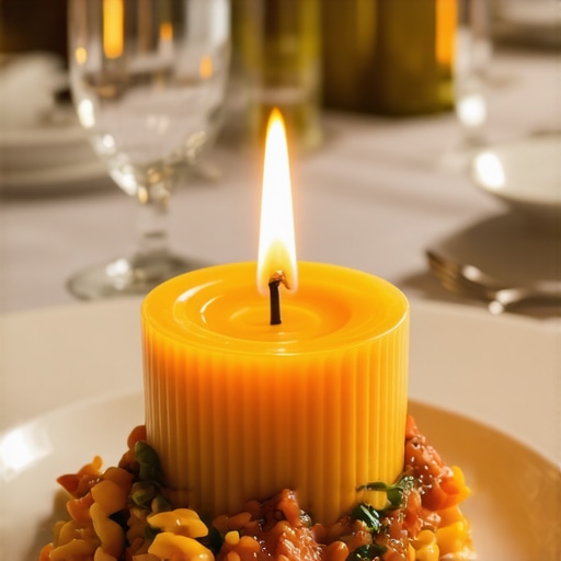 The problem with using scented candles on dining tables