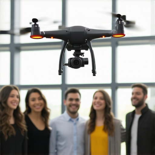 The truth about using drones for indoor corporate group photos