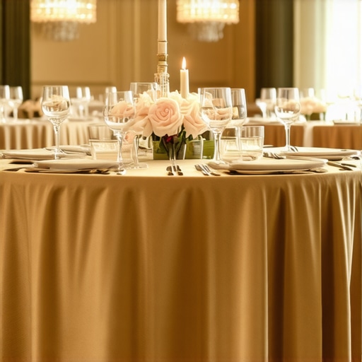 Why Heavy Linens Actually Reduce Noise in Loud Ballrooms