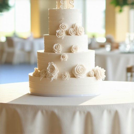 Why your wedding cake should be delivered four hours early