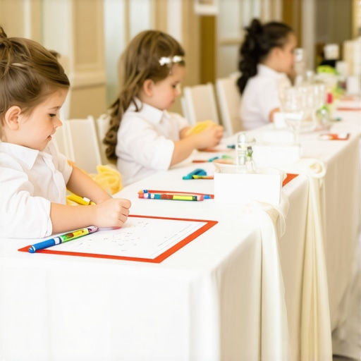 Why your wedding reception needs a dedicated children's activity table